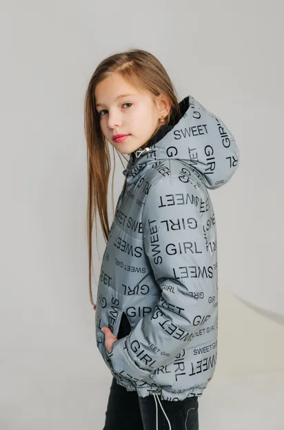 Детская курточка Бомбер светоотражающий 2021